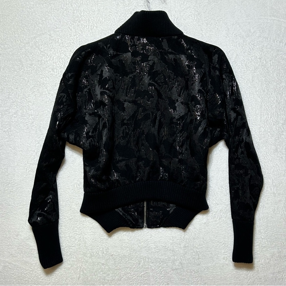 Bcbgeneration Black Jacket With Metallic Accents … - image 2